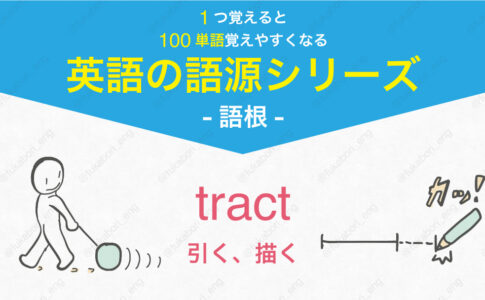 tract : 引く、描く